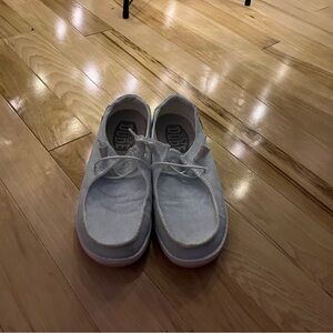 Hey Dude Women's White Ankle Boots